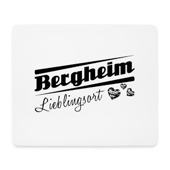Bergheim - Lieblingsort mit Stadtnamen - Mousepad (Querformat) - Weiß - Vorne