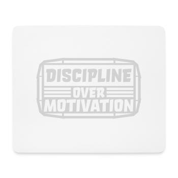 Citation de discipline sur la motivation - Tapis de souris (format paysage) - blanc - Devant