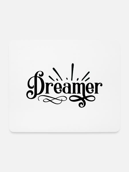 Dreamer - Mousepad (Querformat) - Weiß