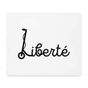 trottinette - Tapis de souris (format paysage) - blanc - Devant