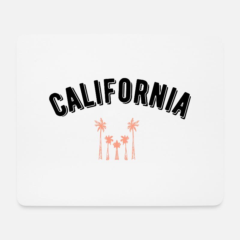 Kalifornien - Mousepad (Querformat) - Weiß