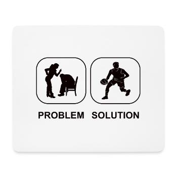 Basketball Verein Basketballer Basketballliebhaber - Mousepad (Querformat) - Weiß - Vorne