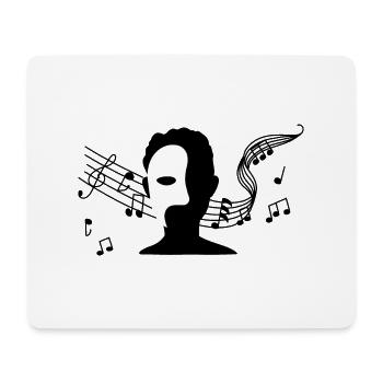 Das Phantom der Oper - Mousepad (Querformat) - Weiß - Vorne