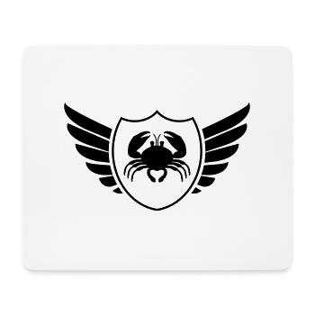 Crab Coat of Arms - Mouse Pad (horizontal) - white - Front