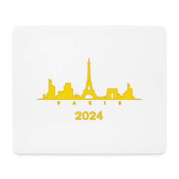 Paris Capitale France - Tapis de souris (format paysage) - blanc - Devant