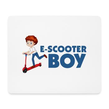 E-Scooter Roller Scooter - Mousepad (Querformat) - Weiß - Vorne
