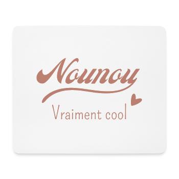 Nounou vraiment cool - Tapis de souris (format paysage) - blanc - Devant