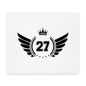 Armoiries 27 - Tapis de souris (format paysage) - blanc - Devant