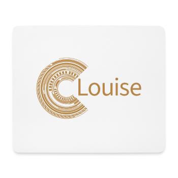 Pour Louise - Tapis de souris (format paysage) - blanc - Devant