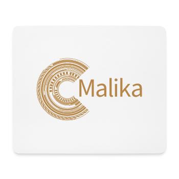 Pour Malika - Tapis de souris (format paysage) - blanc - Devant