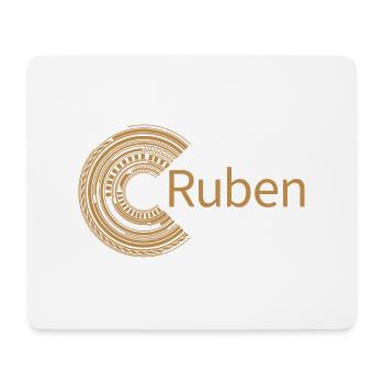 Für Ruben - Mousepad (Querformat) - Weiß - Vorne