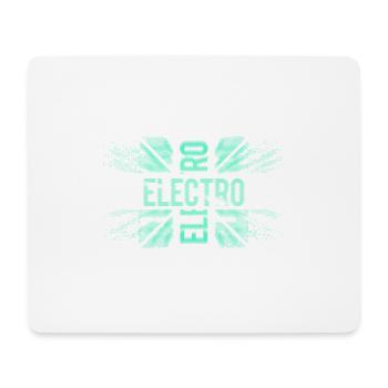 Electro Techno Rave DJ Festival - Tapis de souris (format paysage) - blanc - Devant