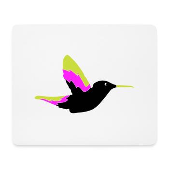 Colibri Oiseau 1 - Tapis de souris (format paysage) - blanc - Devant