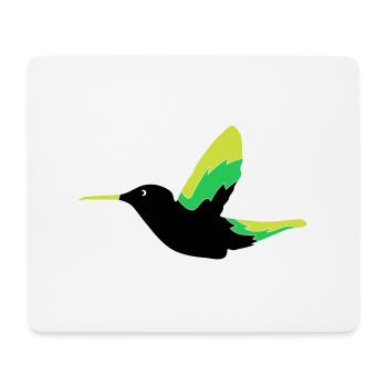 Hummingbird Bird - Mouse Pad (horizontal) - white - Front