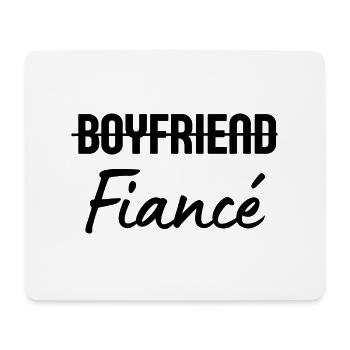 Verlobter Freund - Mousepad (Querformat) - Weiß - Vorne