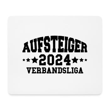 Aufsteiger 2024 Verbandsliga Aufstieg Fußball - Mousepad (Querformat) - Weiß - Vorne