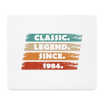 40e anniversaire 1984 - Légende depuis vintage ret - Tapis de souris (format paysage) - blanc - Devant
