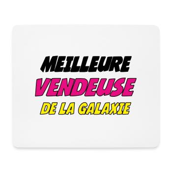 MEILLEURE VENDEUSE DE LA GALAXIE - Tapis de souris (format paysage) - blanc - Devant