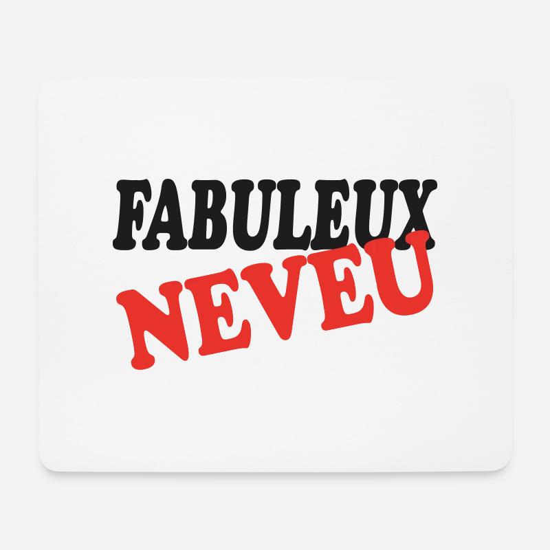 FABELHAFTER NEFFE - Mousepad (Querformat) - Weiß