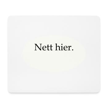 Nice Here Blank Template - Mouse Pad (horizontal) - white - Front