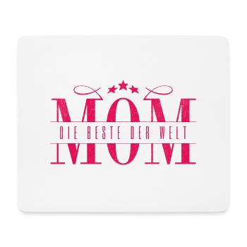 Mom the best in the world mom gift Mother's Day - Mouse Pad (horizontal) - white - Front