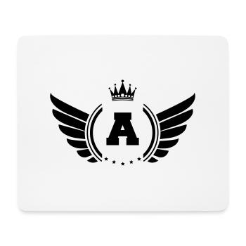 wappen A - Mousepad (Querformat) - Weiß - Vorne