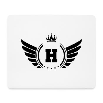 wappen h - Mousepad (Querformat) - Weiß - Vorne