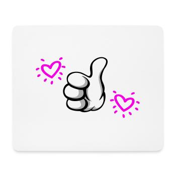 VOTED best mom - Mouse Pad (horizontal) - white - Front