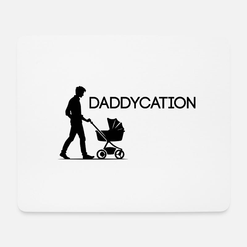 Daddycation - Mousepad (Querformat) - Weiß