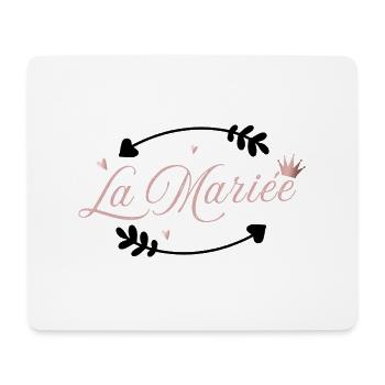 The Bride Pink Arrow - Mouse Pad (horizontal) - white - Front