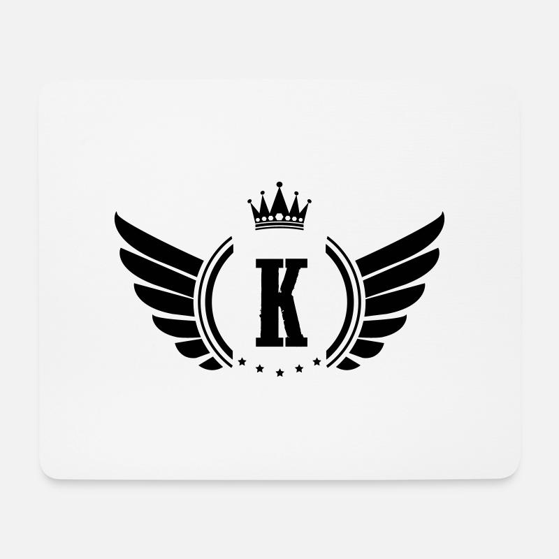 wappen k - Mousepad (Querformat) - Weiß