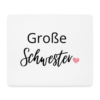 Große Schwester - Mousepad (Querformat) - Weiß - Vorne