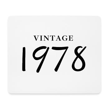 vintage 1978-Idée cadeau anniversaire - Tapis de souris (format paysage) - blanc - Devant
