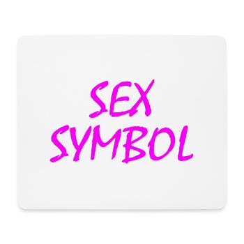 Sex symbol - Mouse Pad (horizontal) - white - Front