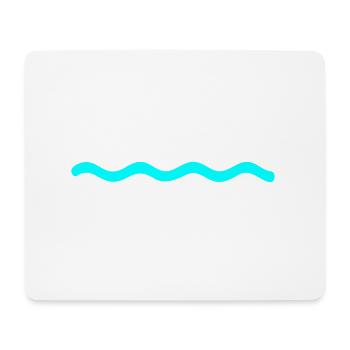 Nager - Tapis de souris (format paysage) - blanc - Devant