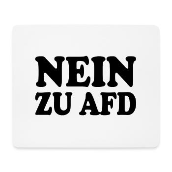 No to afd - Mouse Pad (horizontal) - white - Front