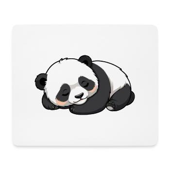Sleeping Panda - Animal Design - Mouse Pad (horizontal) - white - Front