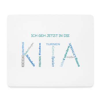 Kita2 - Tapis de souris (format paysage) - blanc - Devant