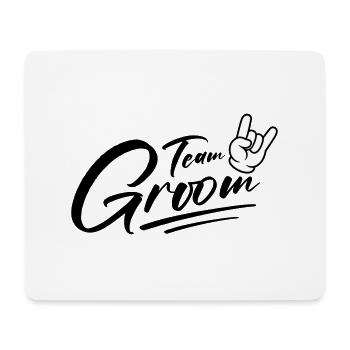 Groom Team Groom Bachelor - Mouse Pad (horizontal) - white - Front