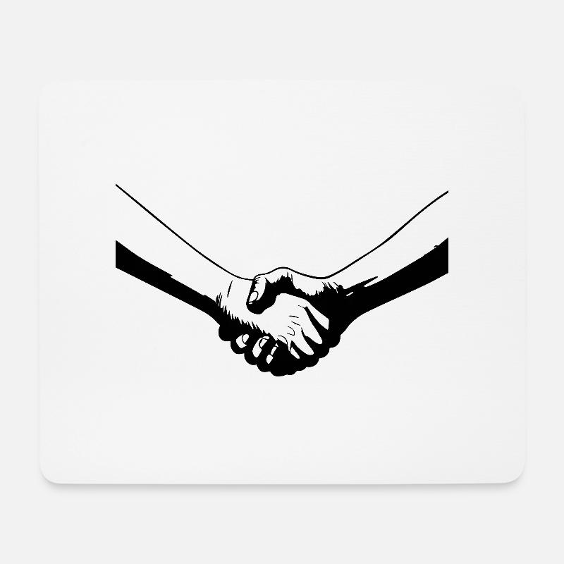 Solidarität - Mousepad (Querformat) - Weiß