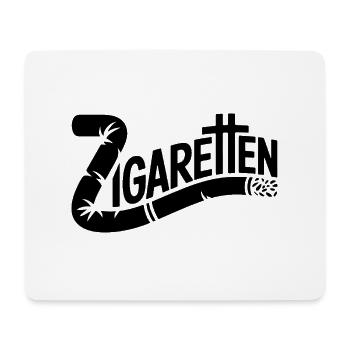 Zigaretten - Deutsche Memes - Mousepad (Querformat) - Weiß - Vorne