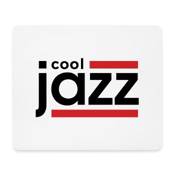 cool jazz - Mouse Pad (horizontal) - white - Front