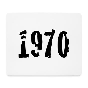 1970 - Mousepad (Querformat) - Weiß - Vorne