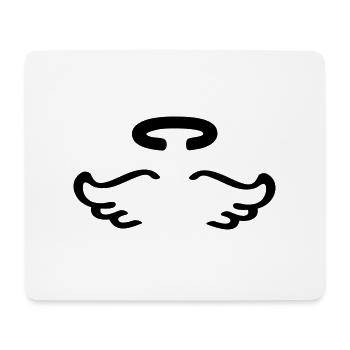 symbole de Ange - Tapis de souris (format paysage) - blanc - Devant