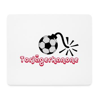 torjägerkanone - Mousepad (Querformat) - Weiß - Vorne