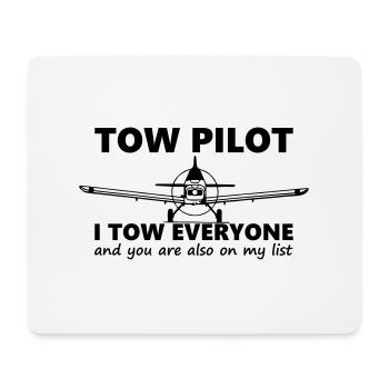 towpilot piper pa25 - Tapis de souris (format paysage) - blanc - Devant