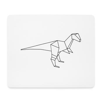 dino 1c - Mousepad (Querformat) - Weiß - Vorne