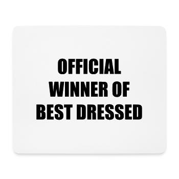 Official winner of - Mouse Pad (horizontal) - white - Front