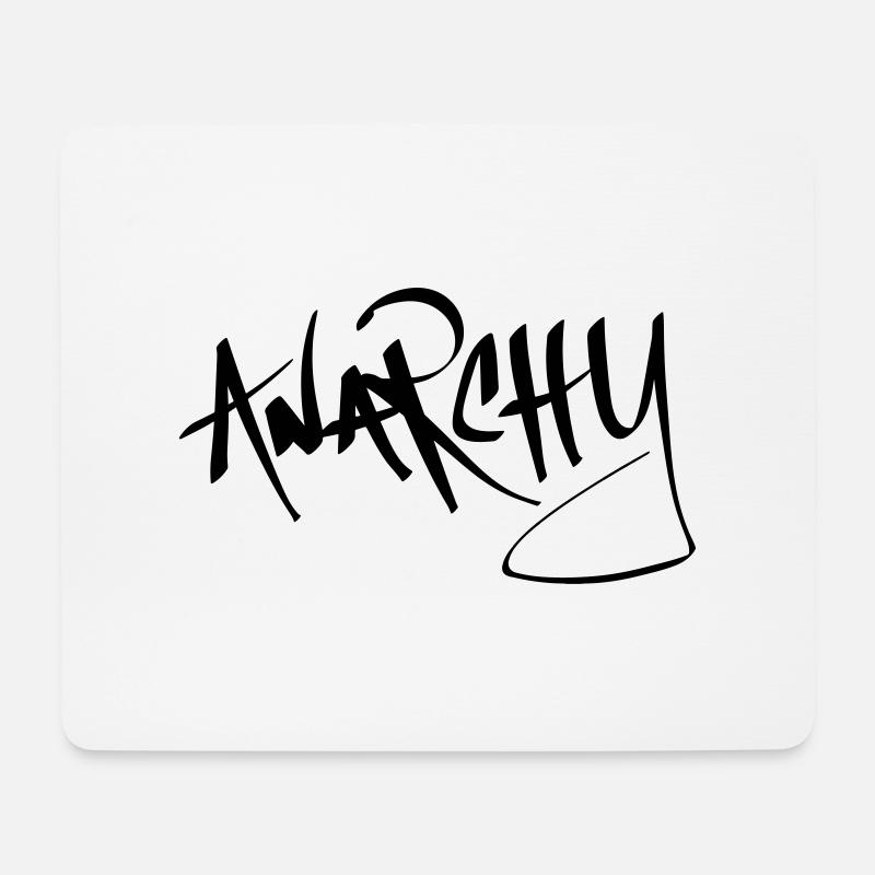 Anarchy - Mousepad (Querformat) - Weiß