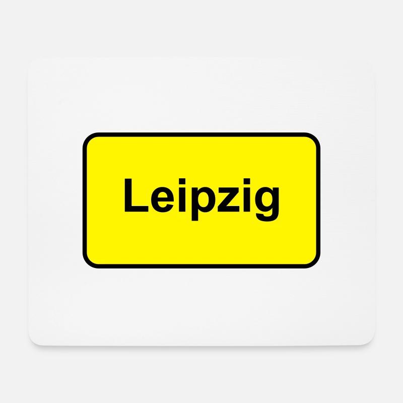 Leipzig Weg nach Leipzig - Mousepad (Querformat) - Weiß